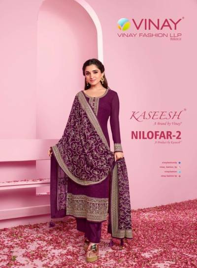 Nilofar Vol 2 By Vinay Designer Partywear Salwar Kameez Collection